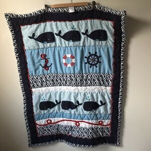 NAUTICA KIDS Whale of a Tale Nursery Crib Bedding